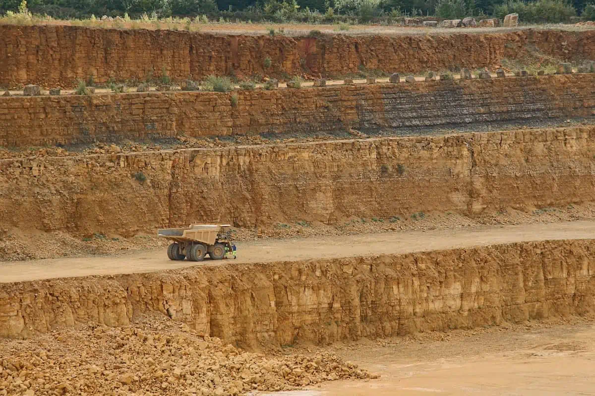 Limestone extraction